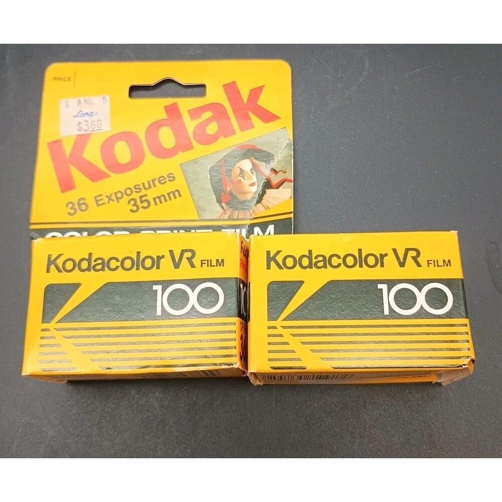 Kodacolor 35mm VR 100 Lot Of 2 36 Exp & 24 Exp Expired 1985